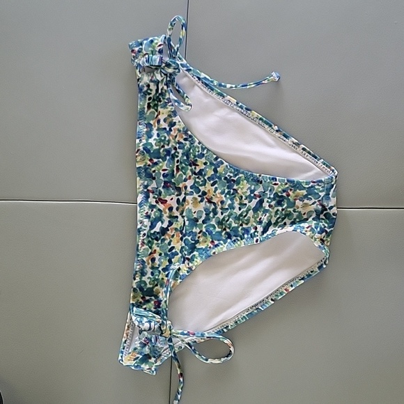 Low Rise Bikini Bottoms Size Small Blue Multicolored - Picture 1 of 3